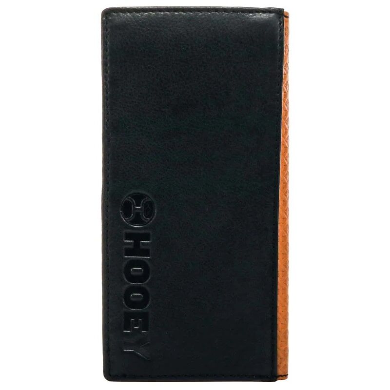 Hooey Men's Hands Up Basket Weave Rodeo Hooey Wallet in Brown