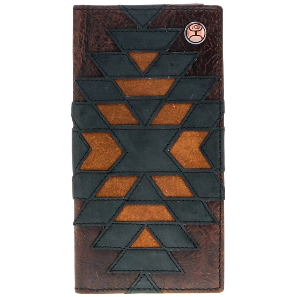 Hooey Men's Kai Patchwork Rodeo Hooey Wallet in Brown - Wallets