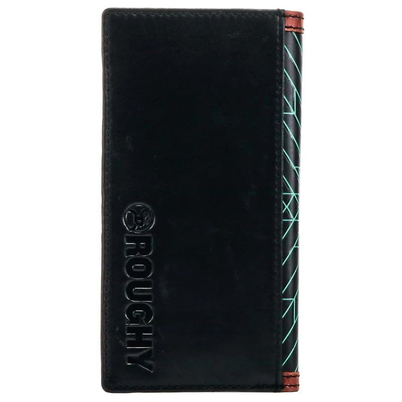 Hooey Men's Neon Moon Rodeo Roughy Wallet in Black