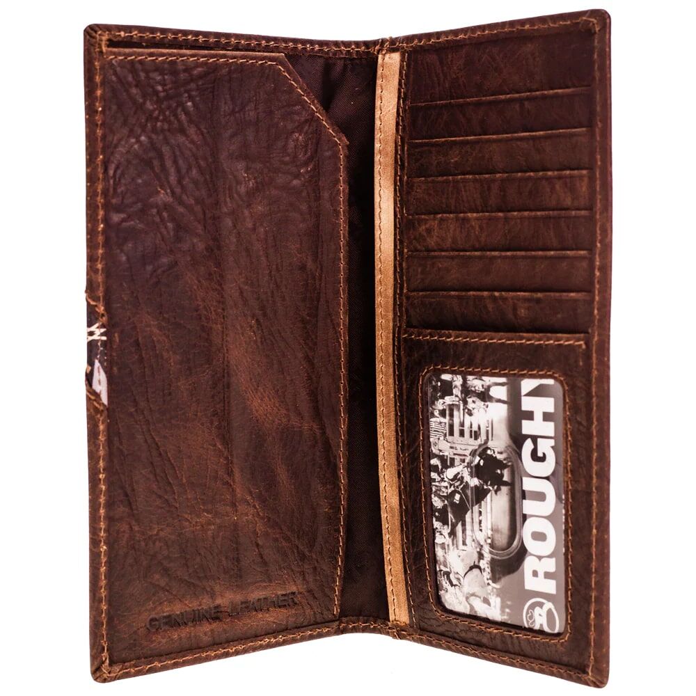 Hooey Men's Trap Rough Rodeo Wallet in Brown
