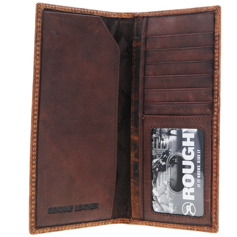 Hooey Men's Prime Time Smooth Rodeo Wallet in Brown