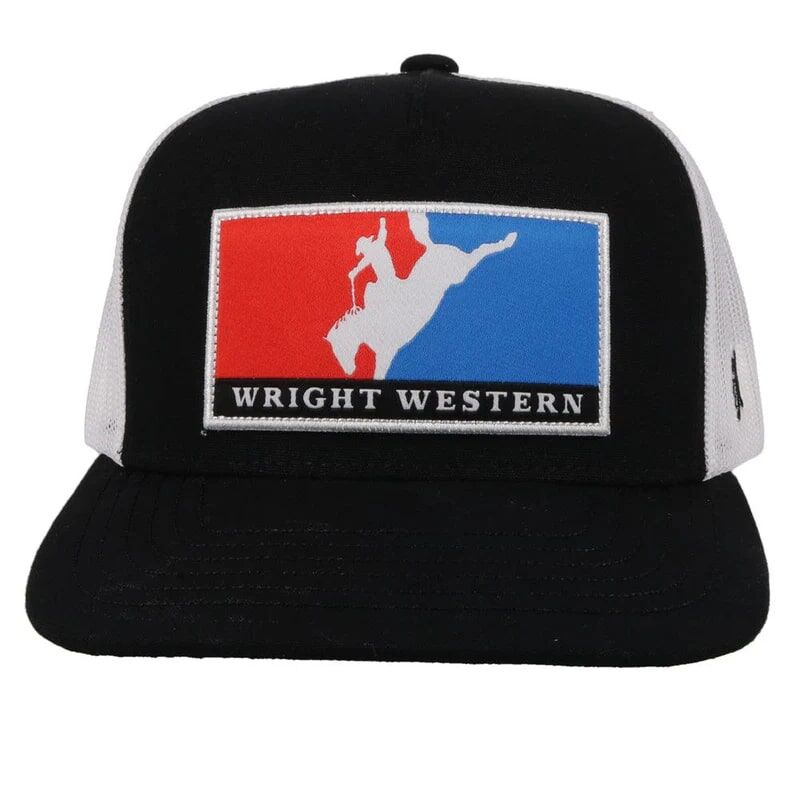 Hooey Men's Wright Brothers Hat in Black/White