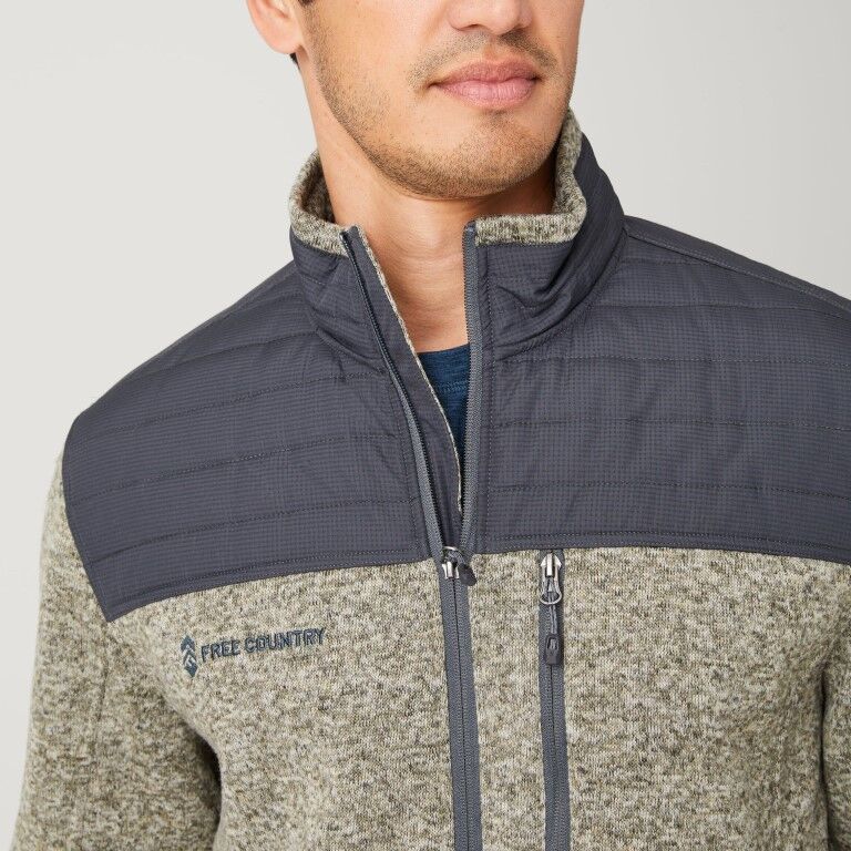 Free Country Men's Frore Knit Fleece Jacket