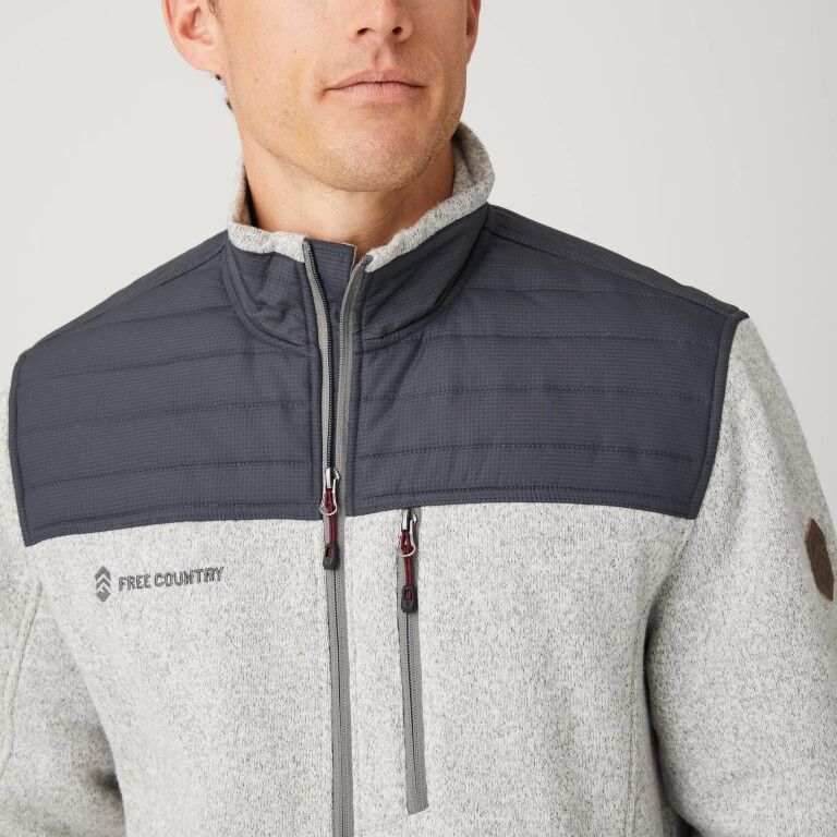 Free Country Men's Frore Knit Fleece Jacket