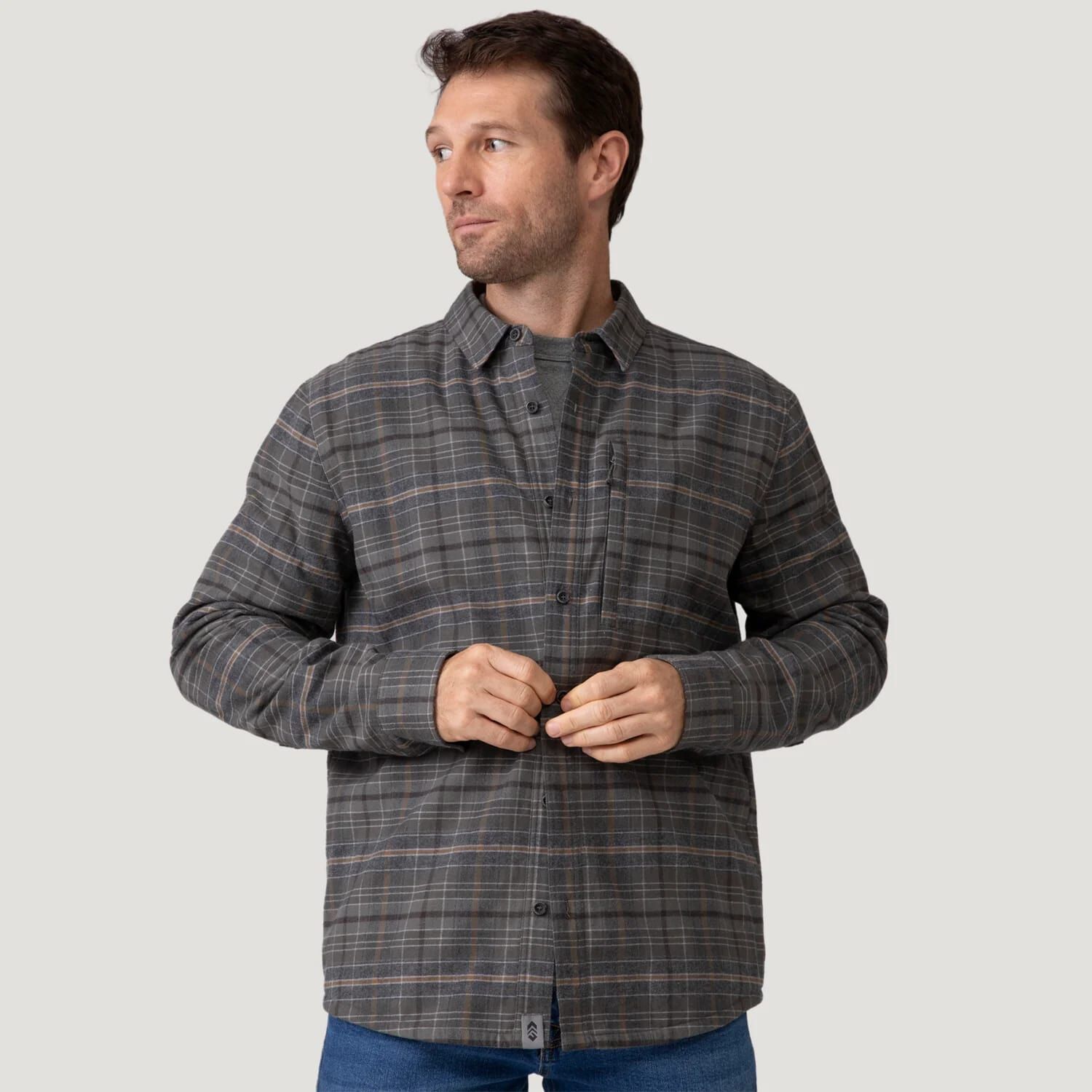 Free Country Men's Easywear II Fleece Lined Flannel Shirt