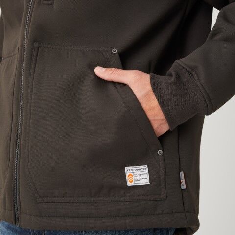 Free Country Men's Wind River Burly Canvas Softshell Jacket