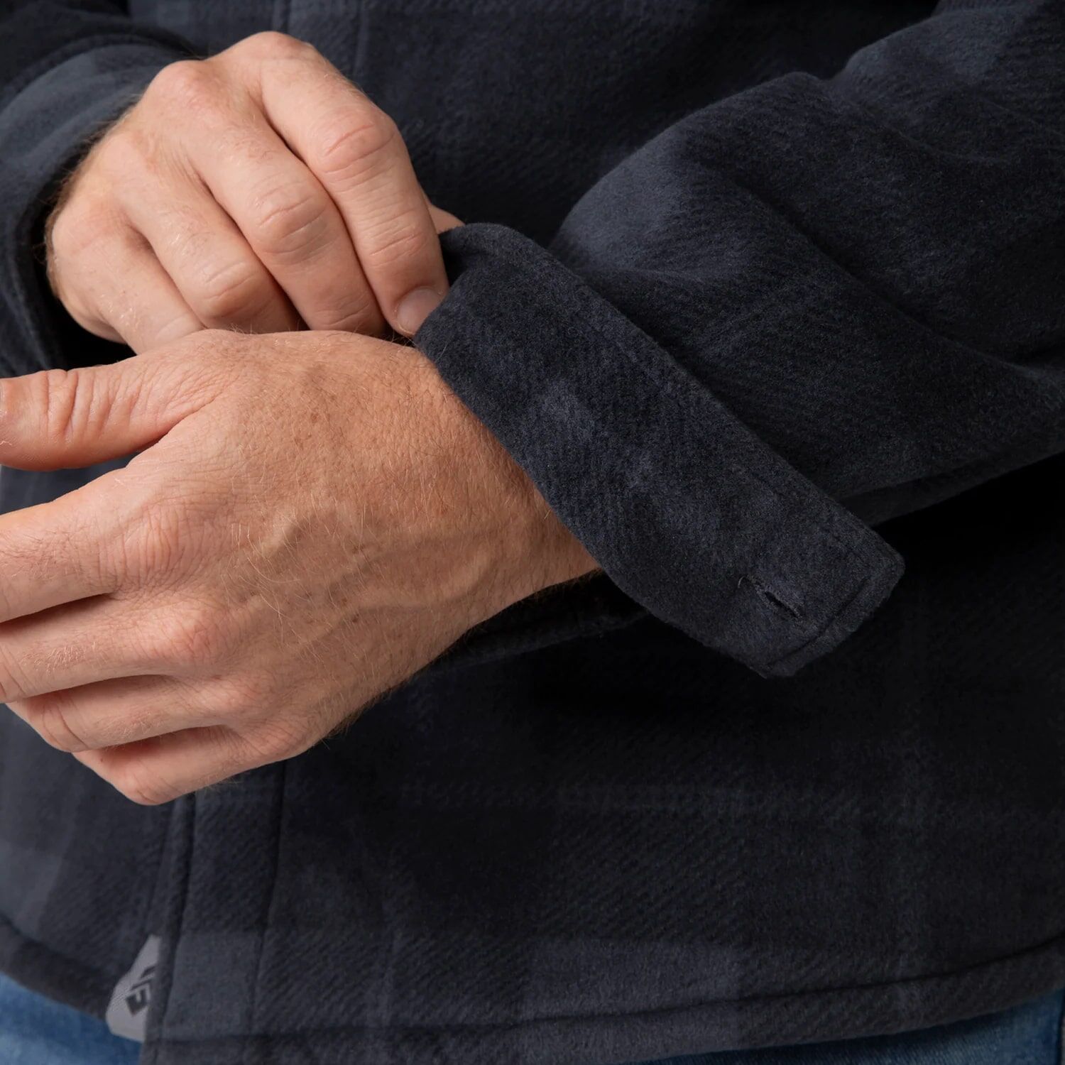 Free Country Men's Mountain Ridge Sueded Chill Out Fleece Jacket