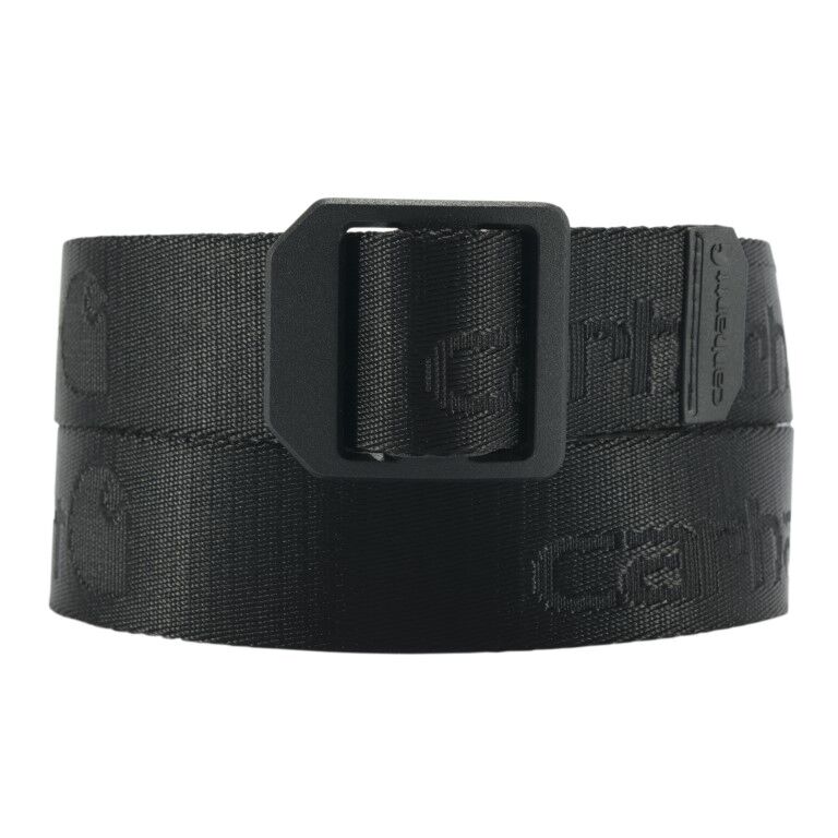 Carhartt Men's Nylon Webbing Ladder Lock Belt in Black