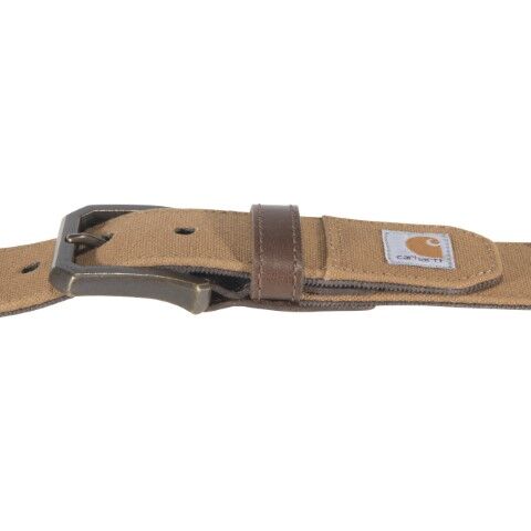 Carhartt Men's Canvas Duck Belt in Carhartt Brown