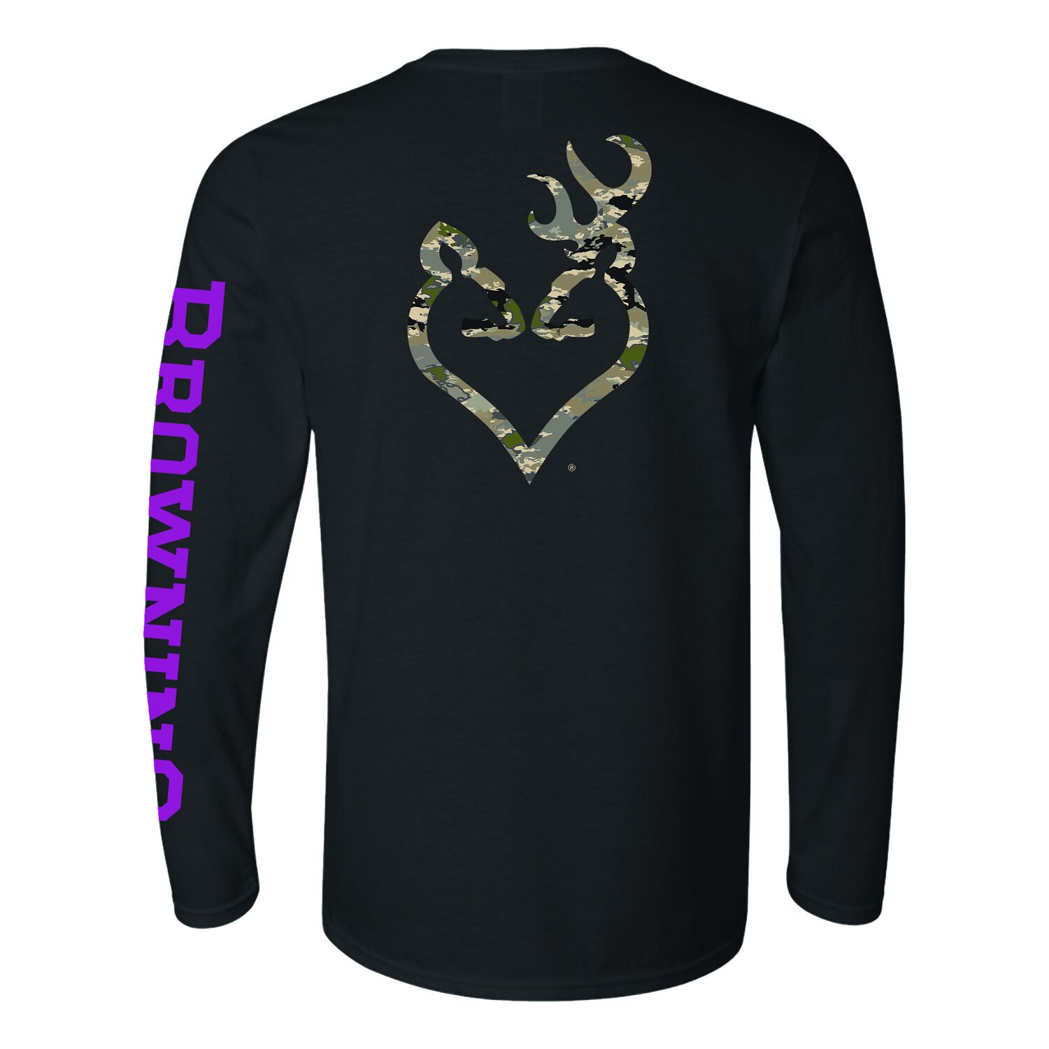Browning Women's Ovix Camo Buckheart Long Sleeve Shirt
