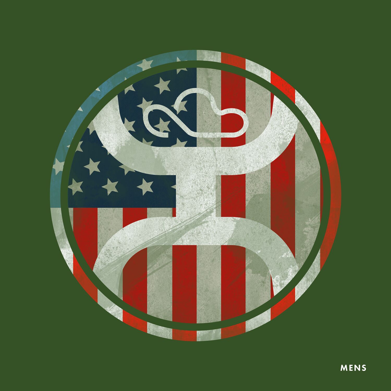 Hooey Men's 2.0 USA Circle Short Sleeve Shirt