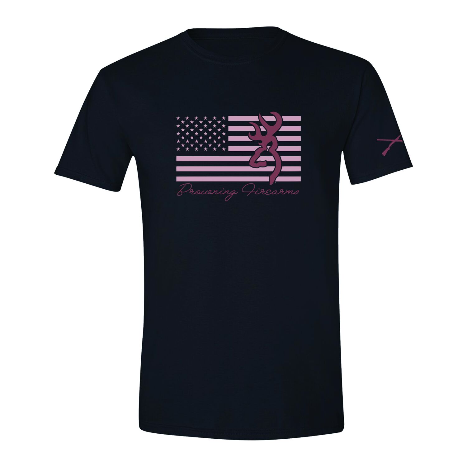 Browning Women's Browning Firearms Flag Short Sleeve Shirt