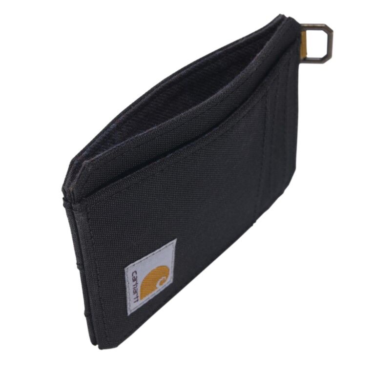 Carhartt Men's Nylon Duck Front Pocket Wallet in Black