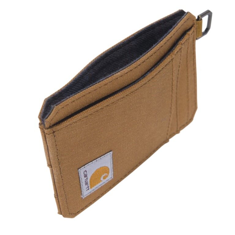 Carhartt Men's Nylon Duck Front Pocket Wallet in Carhartt Brown