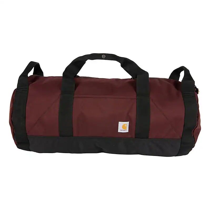 Carhartt 60-L Classic Round Duffel in Carhartt Brown