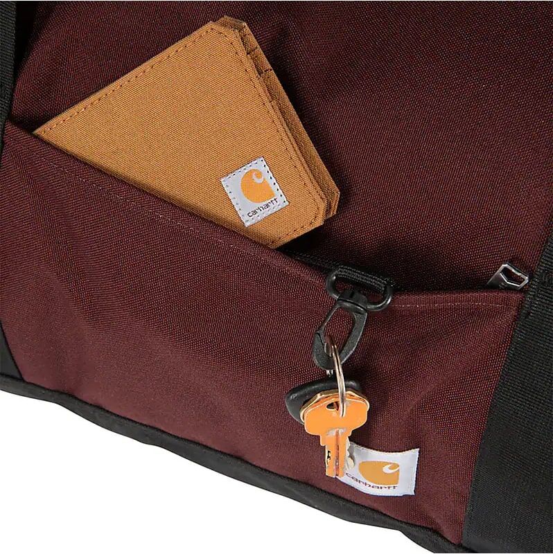 Carhartt 60-L Classic Round Duffel in Carhartt Brown