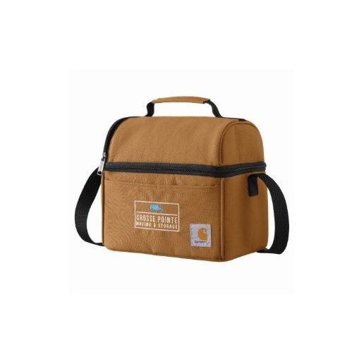 Carhartt 12 Can Two Compartment Lunch Cooler in Carhartt Brown