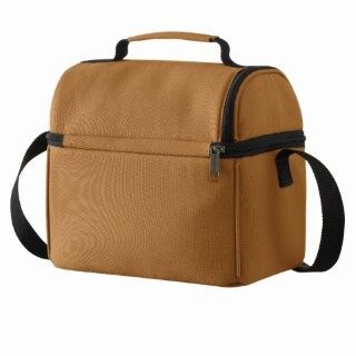Carhartt 12 Can Two Compartment Lunch Cooler in Carhartt Brown