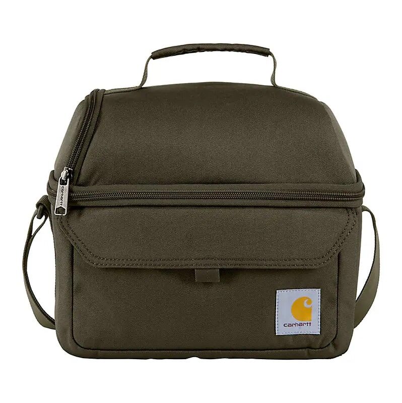 Carhartt Insulated 12 Can Two Compartment Lunch Cooler in Tarmac