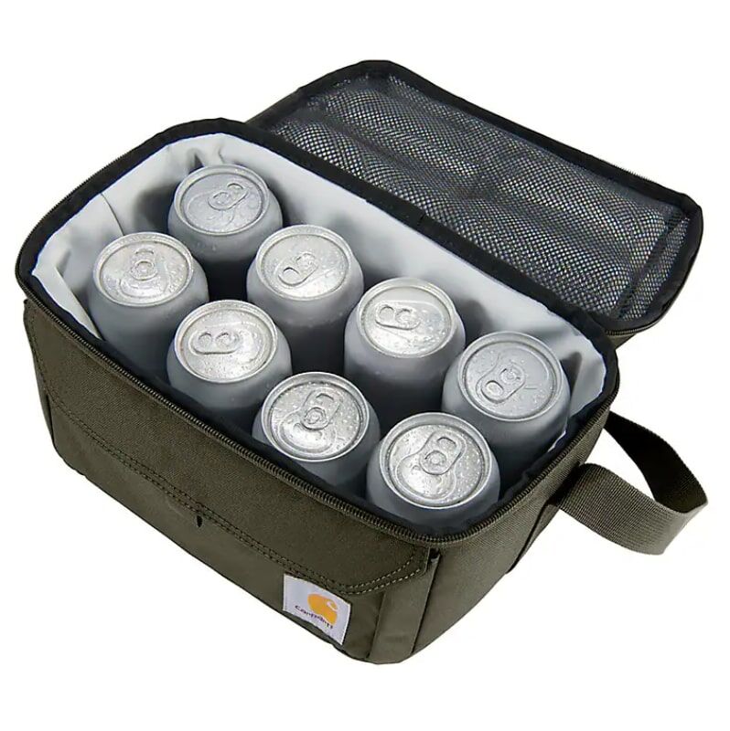 Carhartt Insulated 12 Can Two Compartment Lunch Cooler in Tarmac