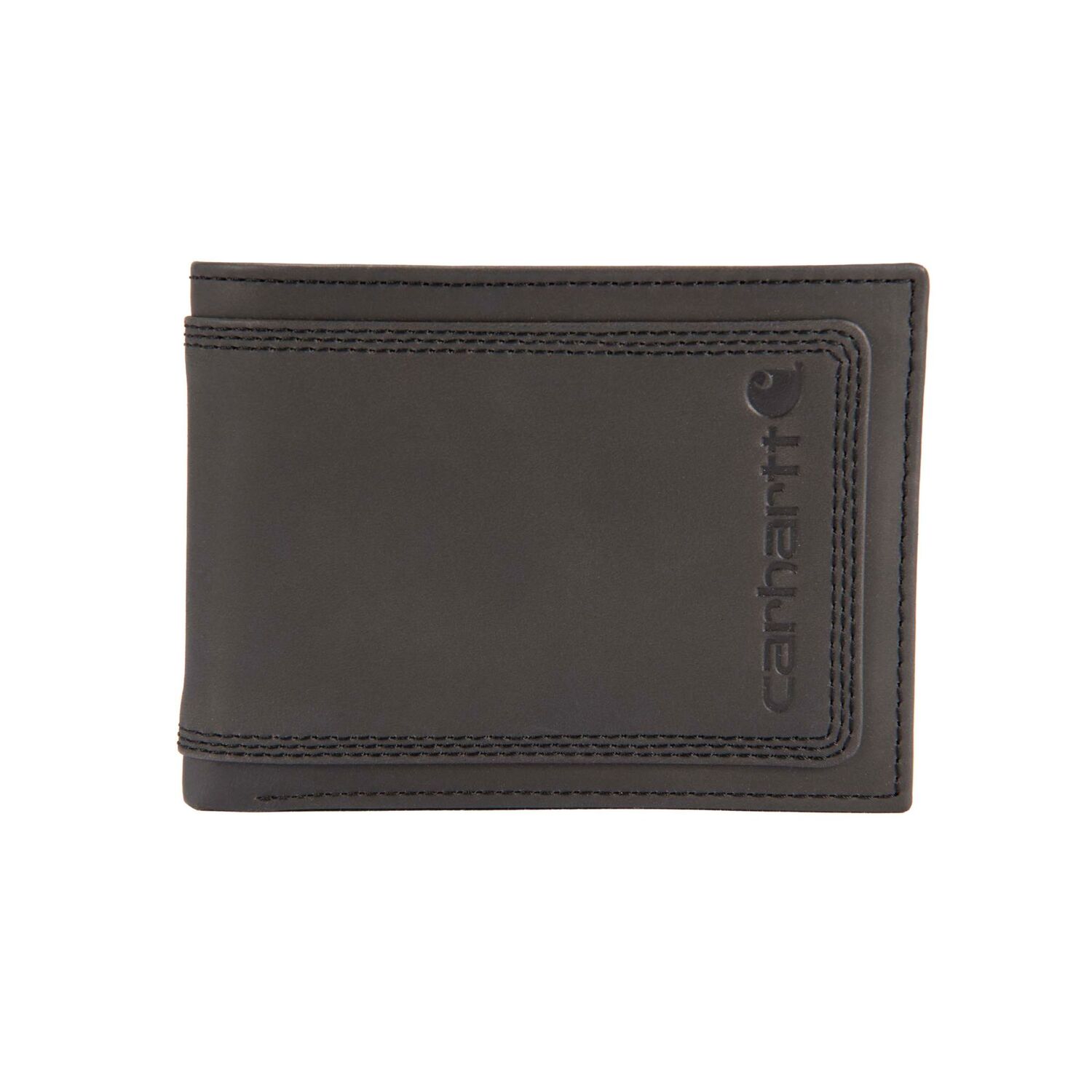 Carhartt Men's Leather Triple-Stitched Passcase Wallet