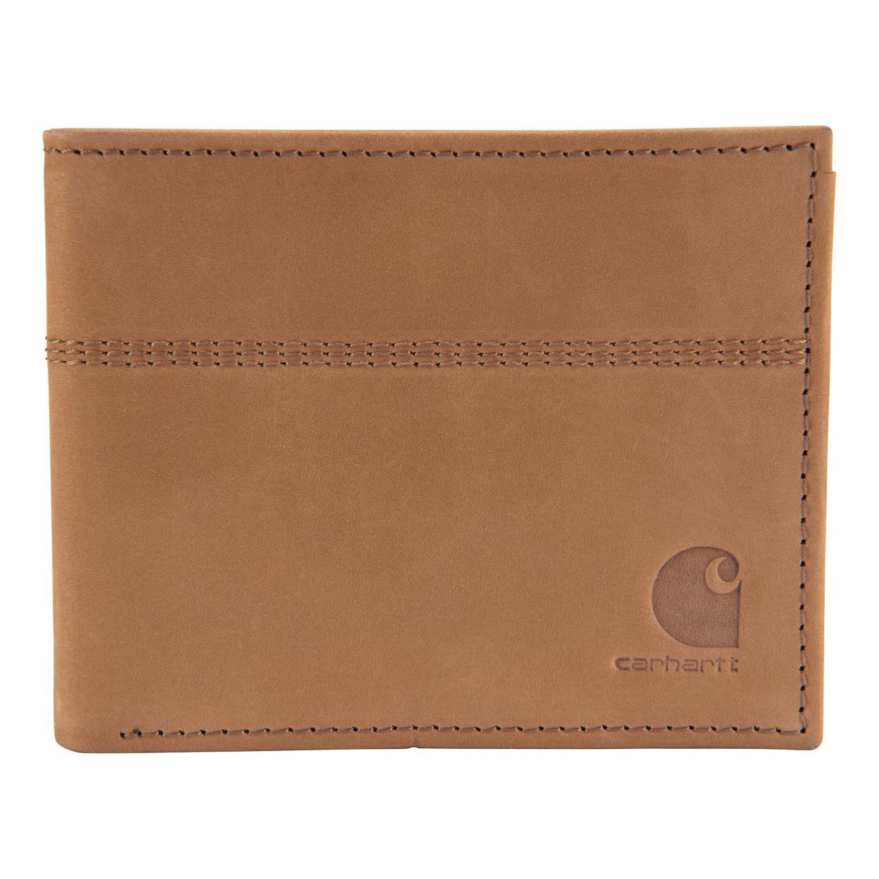 Carhartt Men's Saddle Leather Bifold Wallet
