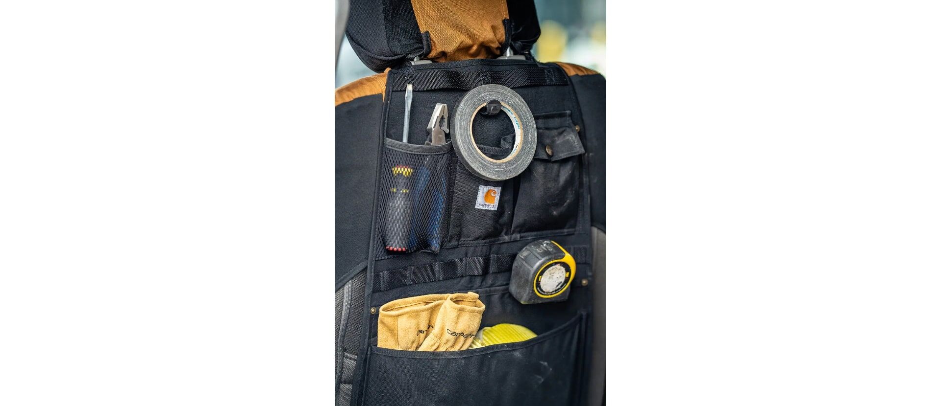 Carhartt Gravel Universal Nylon Duck Seat Organizer