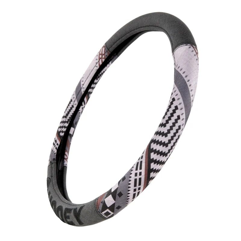 Hooey Charcoal/Baja Print Steering Wheel Cover