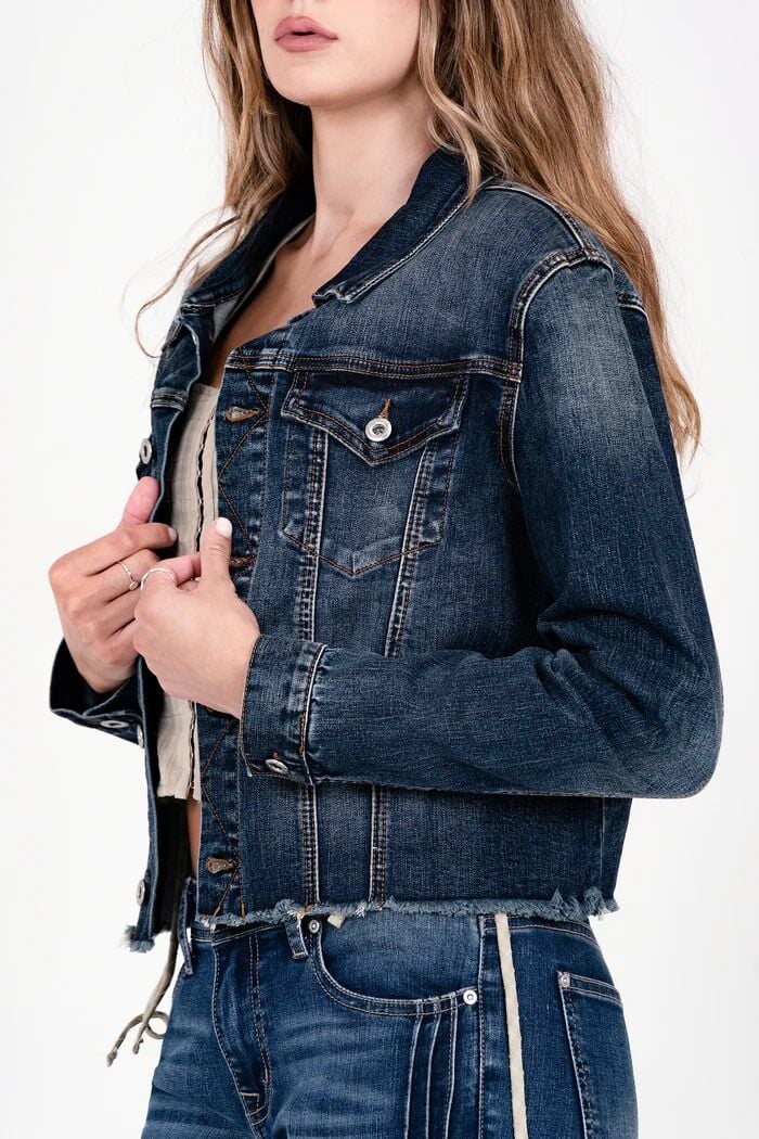 Grace in LA Women's Vintage Denim Jacket