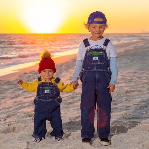 Liberty Kids' Denim Bib Overalls