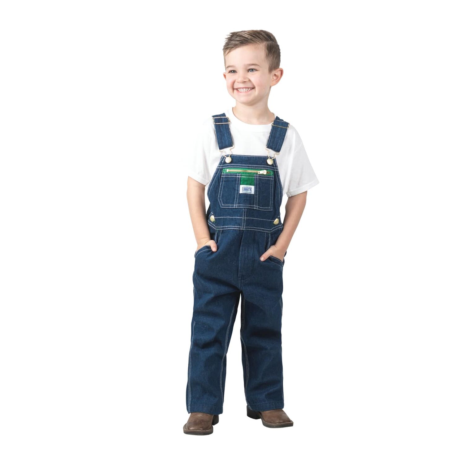 Liberty Kids' Preschool Denim Bib Overall
