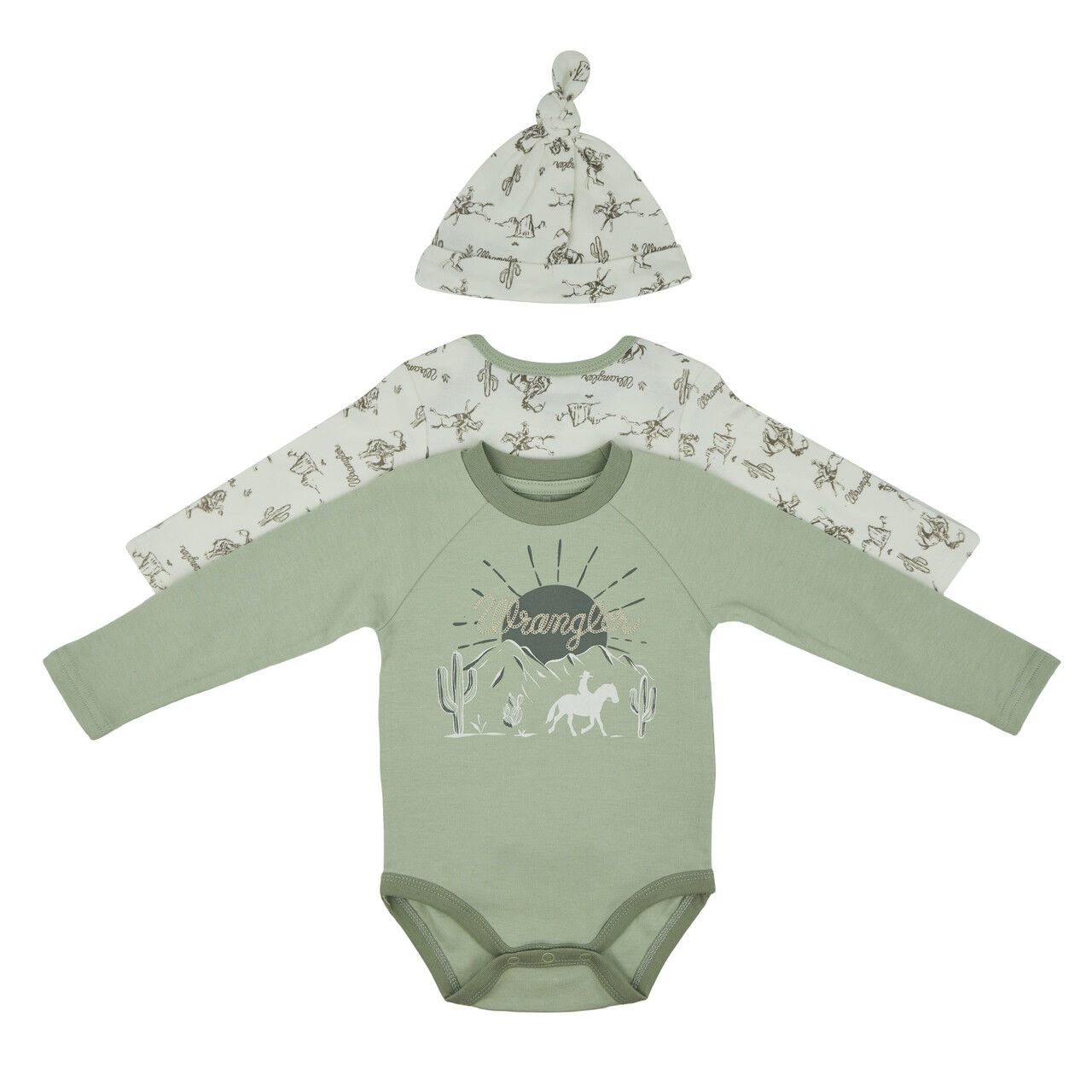 Wrangler Boy's Infant Cowboy Sun Bodysuit