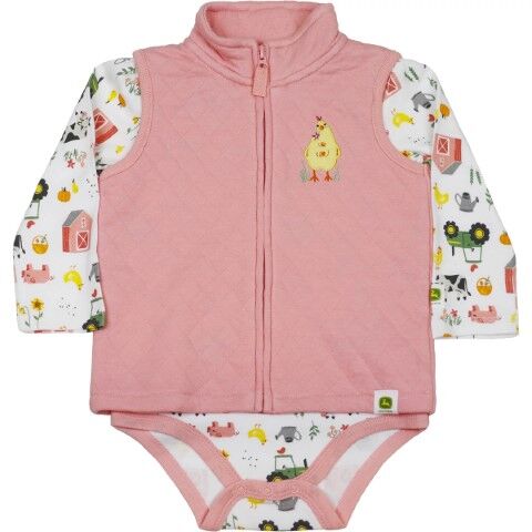 John Deere Girl's Baby Chick Set 3-Piece