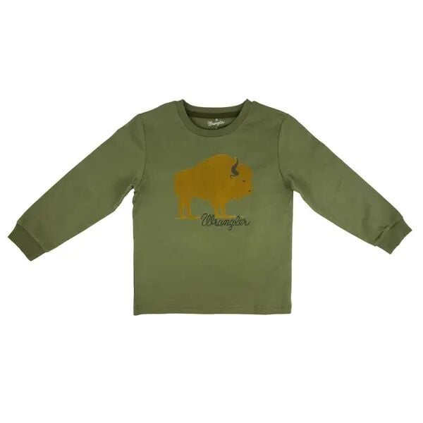 Wrangler Boy's Toddler Bison T-Shirt