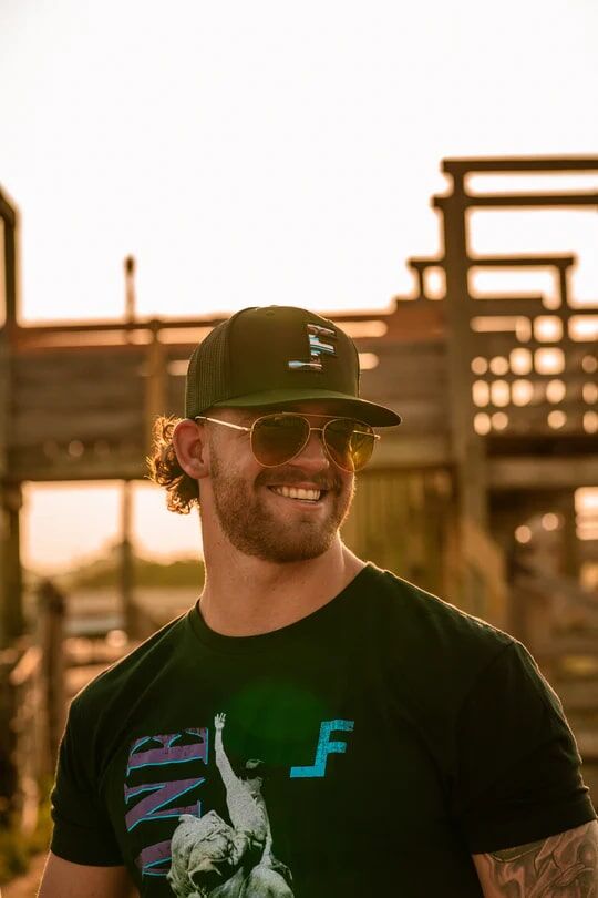 Lane Frost Men's Aztec Hat in Black