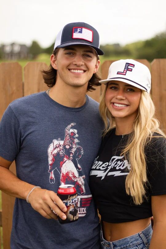 Lane Frost men's Freedom Hat in Navy