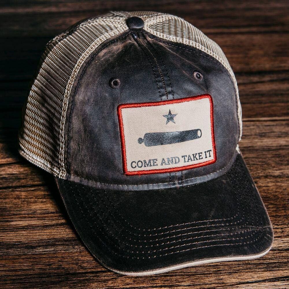 Grunt Style Men's Come And Take It Texas Pride Hat in Grey