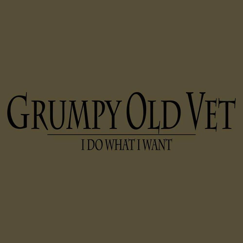 Grunt Style Men's Grumpy Old Vet T-Shirt