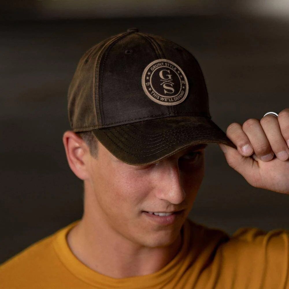 Grunt Style Men's Defender Seal Waxed Hat in Brown