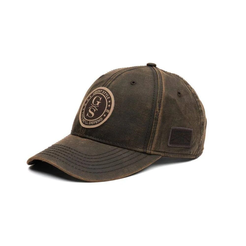 Grunt Style Men's Defender Seal Waxed Hat in Brown
