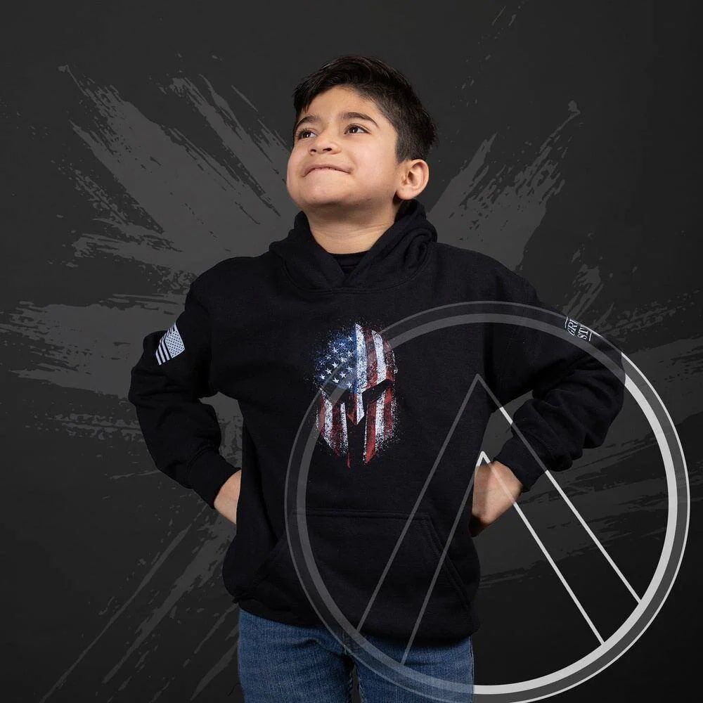 Grunt Style Kids' American Spartan Hoodie