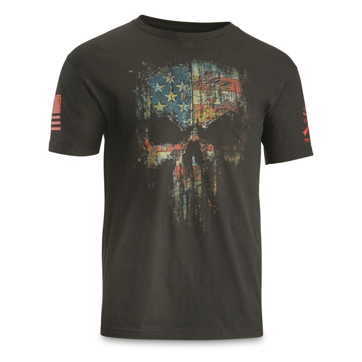 Grunt Style Men's Red Blood American Reaper 2.0 Short Sleeve T-Shirt