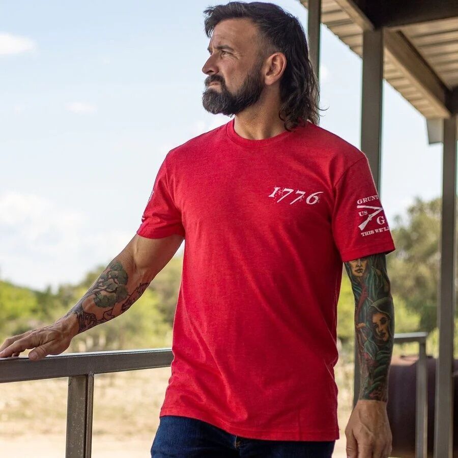 Grunt Style Men's 1776 Flag T-Shirt