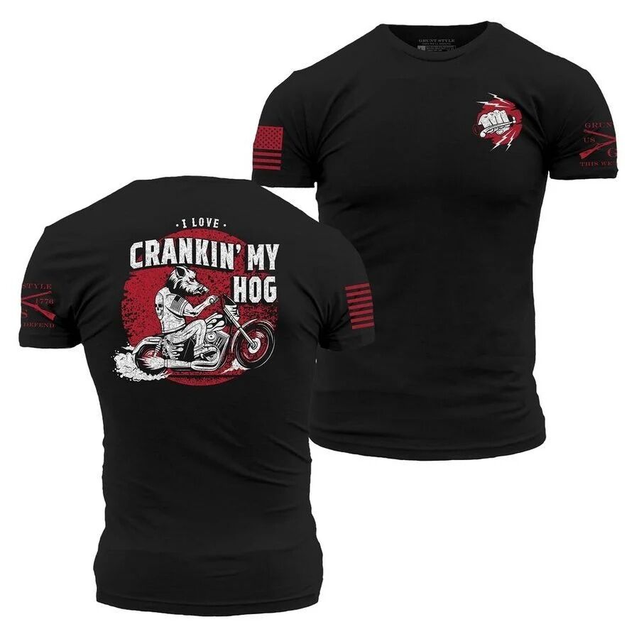 Grunt Style Men's Cranking My Hog T-Shirt