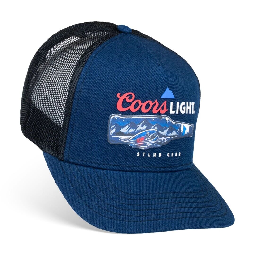 STLHD Men's X Coors Light Bottlescape Trucker Cap