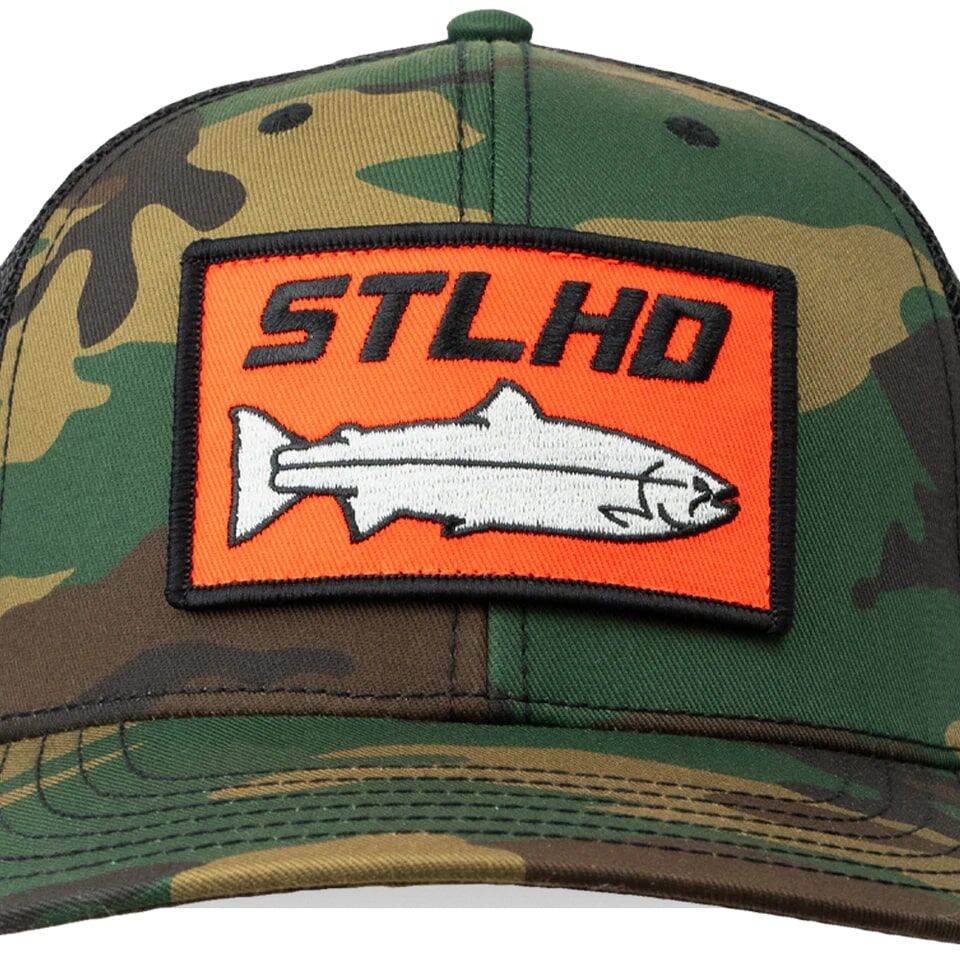 STLHD Men's Snapback Trucker Hat in Camo