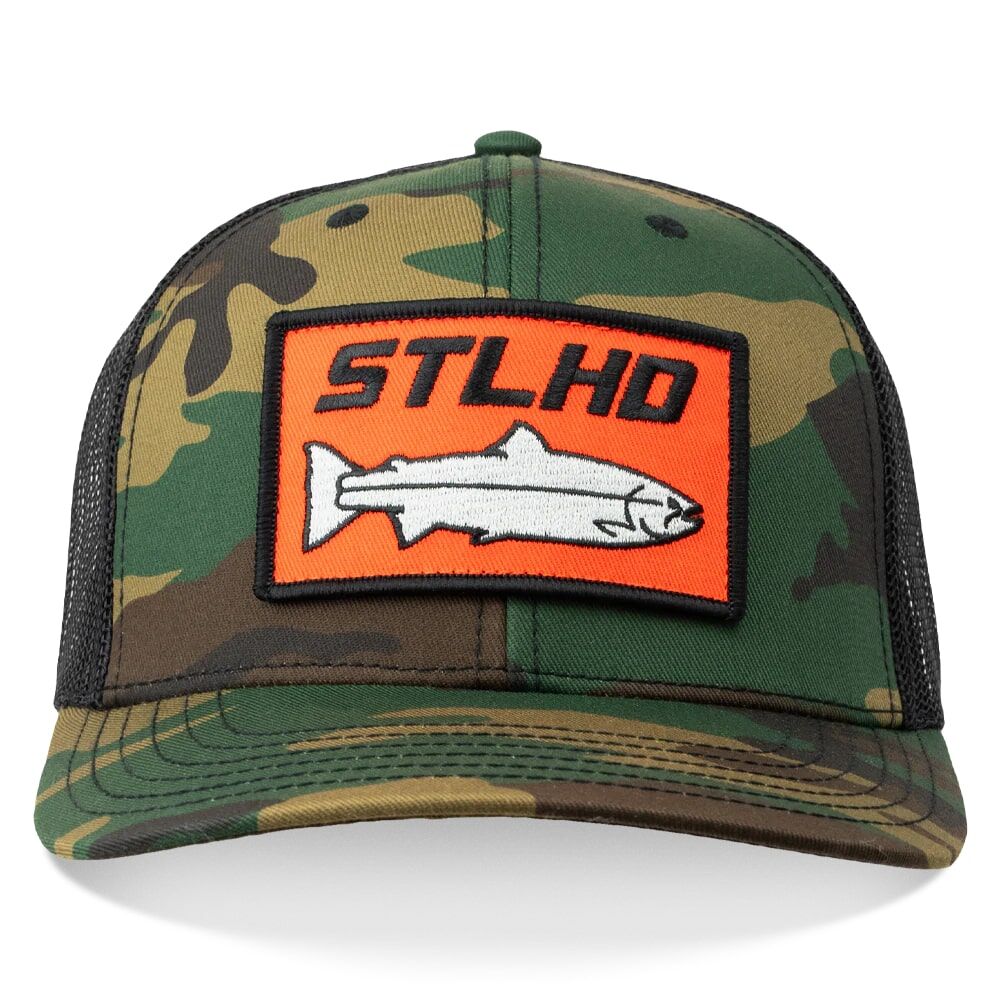 STLHD Men's Snapback Trucker Hat in Camo