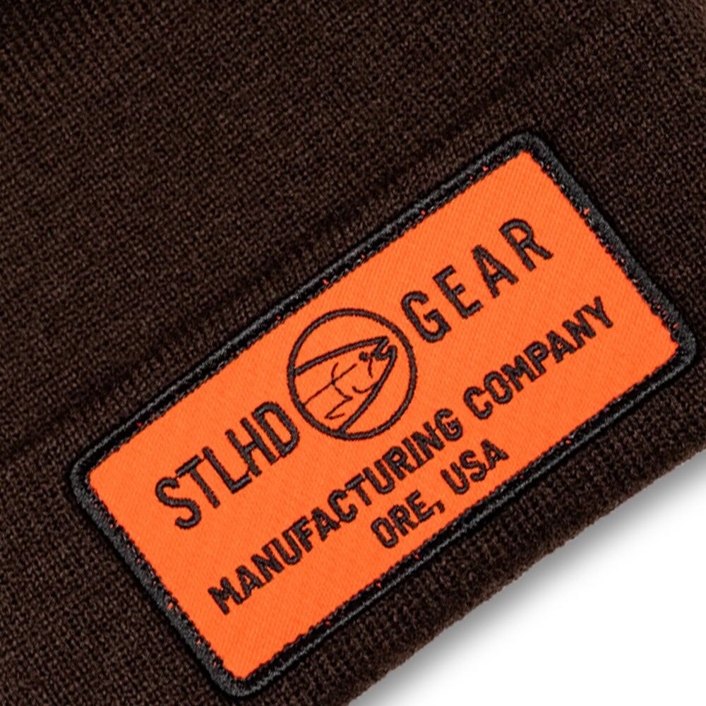 STLHD Men's Tradesman Knit Hat in Burgundy