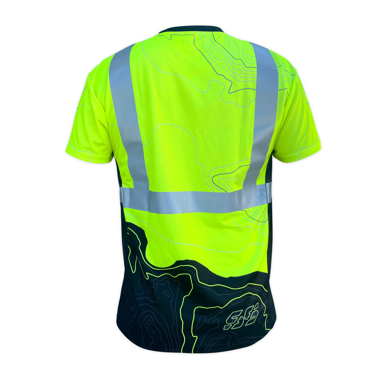 SafetyShirtz Men's SS360° Topo Class 2 Type R UPF 40 Reflective Safety Shirt