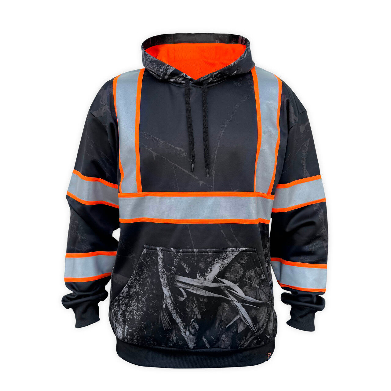 SafetyShirtz Men's SS360° Stealth Nightfall Camo Type O Reflective Safety Hoodie